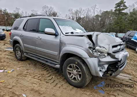 2007 Toyota Sequoia Limited from USA, damaged, VIN 5TDBT48A67S285024